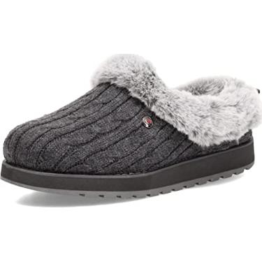 Imagem de Skechers Pantufa feminina Keepsakes-Ice Angel, Carvão, 7 Wide
