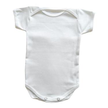 Imagem de Body Manga Curta Liso Unissex - Mellane Baby, Off white, G