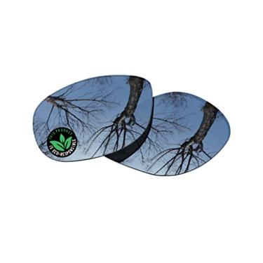 Imagem de Raydi Lentes de reposição de policarbonato para óculos de sol quadrados RayBan RB4147 60 mm - Espelho de titânio prateado - Polarizado