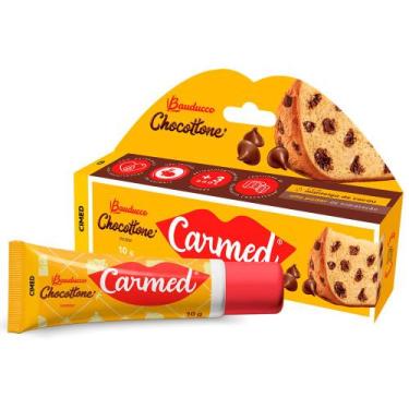 Imagem de Carmed Chocotone Panetone Bauducco Hidratante Labial com Sabor Chocola