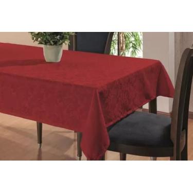 Imagem de Toalha de mesa retangular Jacquard 6 lugares 2,00x1,40m - MAYRA ENXOVA