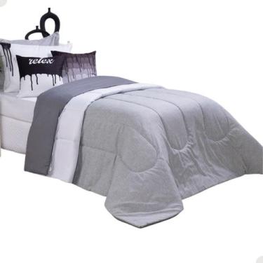 Imagem de Edredom Solteiro Colorido Jogo Com 5 Peças Dupla Face 400 Fios - MR En