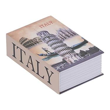 Imagem de Livro Seguro, Pequeno Cofre Com Senha Simulação Livro Livro Cofre Caixa de Bloqueio Caixa de Dinheiro Livro Caixa de Dinheiro para Economizar