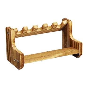 Imagem de simhoa Mini modelo de pistola, rack, organizador de pistola, decorativo, leve, fácil montagem, suporte de pistola multi-grade para gabinete