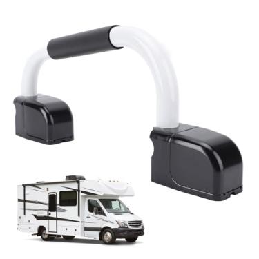 Imagem de Corrimão para veículos recreativos, Alça de mão dobrável em liga de alumínio, barra de apoio, Substituição maçaneta auxiliar porta de entrada do trailer, Fácil de instalar