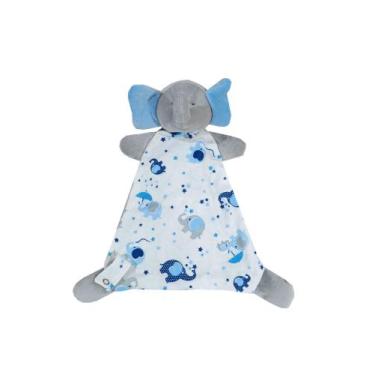 Imagem de Naninha Bebê Cheirinho Porta Chupeta com guizo e prendedor de chupeta 