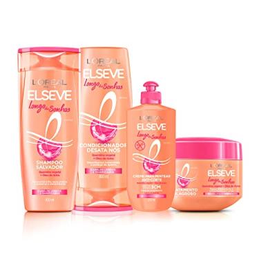 Imagem de Kit L'Oréal Paris Elseve Longo dos Sonhos - Shampoo + Condicionador + Tratamento + Creme de Pentear