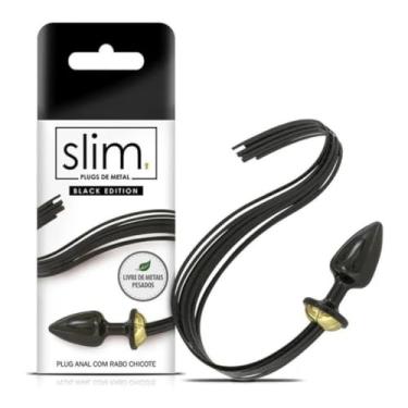 Imagem de Plug Anal Com Rabo Chicote Slim Elegante, Conforto, Rotina, Fetiche Realizado, Satisfação Intensa