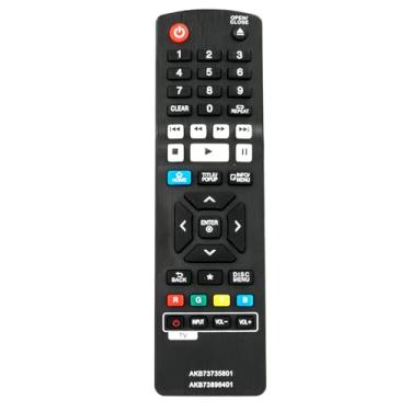 Imagem de AKB73735801 AKB73896401 Controle remoto de substituição para leitor de DVD compatível com leitores de Blu-ray LG B0540N BH5140S BP330 BP550N BP735 BP735B BPM33 BPM331 BPM331N BPM53 BPM53N BPM54401