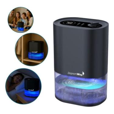 Imagem de Desumidificador De Ar Ambiente Eletrico Antimofo 2000 ml Portátil Impo