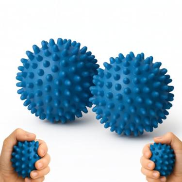 Imagem de Kit 2 Bolas de Massagem Cravo para Fisioterapia – Esferas Massageadoras para Alívio Muscular, Exercícios e Reabilitação, Bolas para Mãos, Pés, Pernas e Corpo