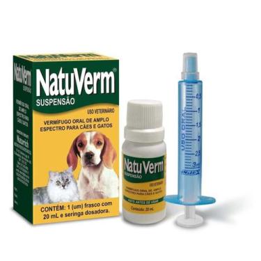 Imagem de Vermífugo Natural Verm Suspensão 20 ml - Vetbras