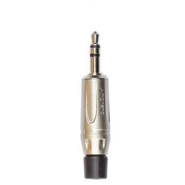 Imagem de Plug P2 Estéreo, Ks3P, 3.5Mm, Phone Str, Metal - Amphenol