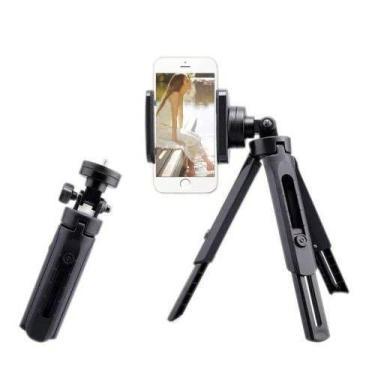 Imagem de Tripe para Celular Tripod Support p/Modo Horizontal e Vertical Rotação