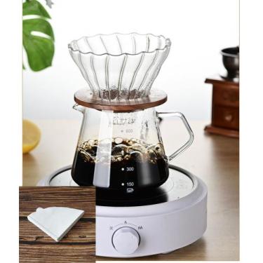 Imagem de Cafeteira Raleo V60-02 Manual C/ Filtro De Vidro Para Café