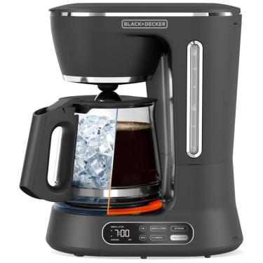 Imagem de Máquina de Café Digital 12 xícaras com Desligamento Automático até 4H, 110V 900W, BLACK+DECKER, Preta