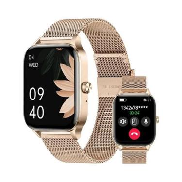 Imagem de Relógio Inteligente Feminino LIGE Com Tela HD De 1,85 Polegadas, Monit
