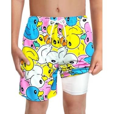 Imagem de Calções de banho LUCOWEE Boys Soft Boxer Liner Anti Chafe UPF 50+