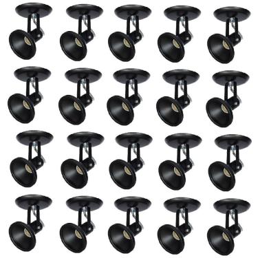 Imagem de Kit 20x Spot Par20 Par30 Bulbo Led 535/1 Hiperlight Preto