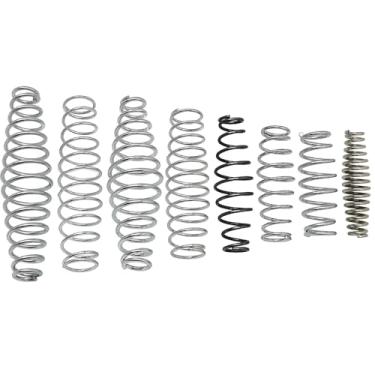 Imagem de Kit sortido de molas de jardinagem de compressão de 16 peças, substituição de mola de precisão de metal para podadores e tesouras de corte (8 tipos, 2 de cada tipo)