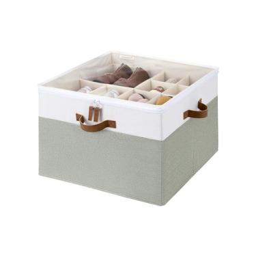 Imagem de Organizador de sapatos StorageWorks para armário, 16 pares de verde e 
