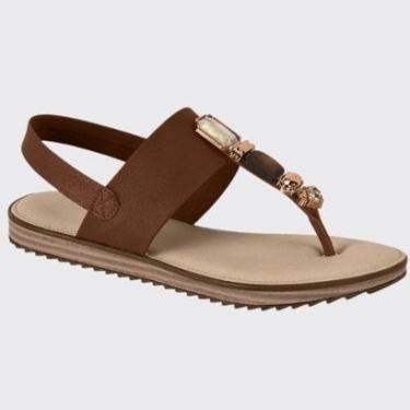Imagem de Sandália Plana Feminina Confort Pedrarias Modare 7141.120.21736-Feminino