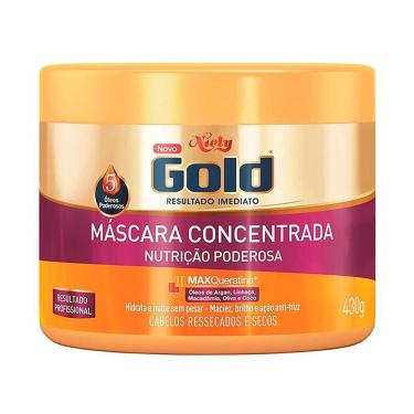 Imagem de Máscara de Tratamento Niely Gold Nutrição Poderosa com 430g