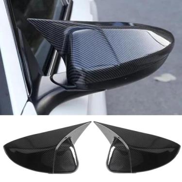 Imagem de XITER Acabamento de capa de espelho retrovisor lateral de boi de plástico ABS para Honda Accord 10º 11º 2018 2019 2020 2021 2022 2023 2024 2025 acessórios - sem seta, fibra de carbono