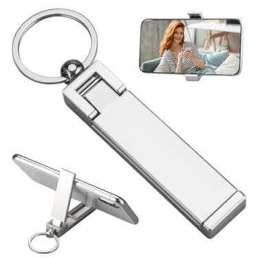 Imagem de Cabide de bolsa de mesa, gancho de bolsa para mesa | Gancho de mesa dobrável em liga antiderrapante - Gancho multifuncional para mochila com chaveiro, suporte para smartphone para mesa