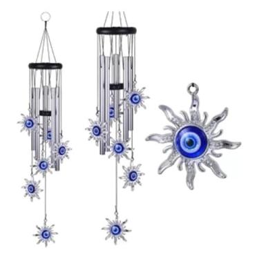 Imagem de Sino dos Ventos Mensageiro Proteção Espiritual 65cm(Sol)