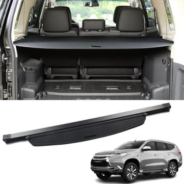 Imagem de VDLJA Prateleira retrátil para porta-malas traseiro para Mitsubishi Pajero Sport 2016-2019, capa de proteção de bagagem, prateleiras de bagagem, divisória de caixa traseira