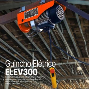 Imagem de Talha Guindaste Guincho Elétrico 200 A 600kg 220v Intech Machine