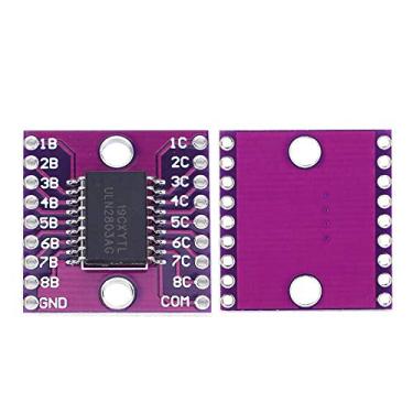Imagem de WALFRONT 2pcs ULN2803A Darlington Transistor Arrays Módulo de Driver Acessório Elétrico Saída 50V 500mA Corrente de Coletor Com Interface I2C para Equipamentos Alimentados por Bateria