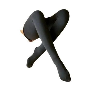 Imagem de Meias-calças De Malha De Lã Quente Para Mulheres, Alta Elasticidade, T