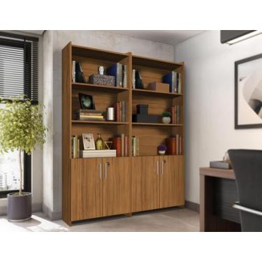 Imagem de Armario Multiuso Para Escritório Duplo Com Chave Notável Móveis, Freij