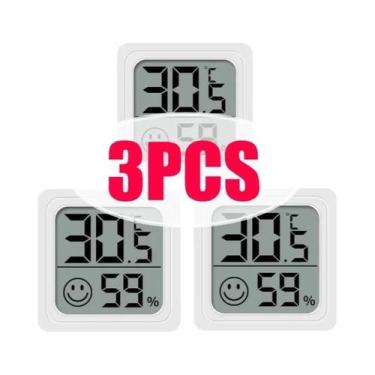 Imagem de Mini Termômetro Digital LCD E Higrômetro: Medidor De Temperatura E Umi
