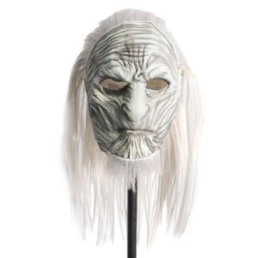 Imagem de Cosplay Mask Games of Thrones White Ghost Night King Latex - yiweisai