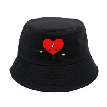 Imagem de Chapéu de sol unissex Bucket Hat Bads Bunnyss 100% algodão 58 cm - yiw