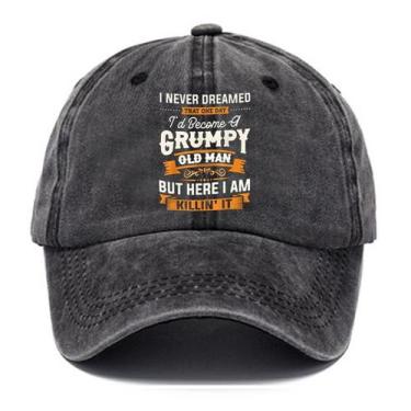 Imagem de Boné de beisebol Grumpys Anime Summer Trucker para homens - yiweisai