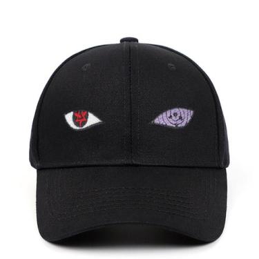 Imagem de Boné de beisebol Devils Eyes Anime Snapback, algodão preto - Yiweisai