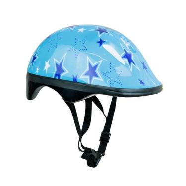 Imagem de Capacete infantil de plástico azul 54cm - CKS