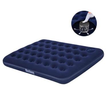 Imagem de Colchão de casal inflavel bomba interna - bestway - BESTWEY