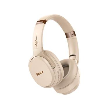 Imagem de Headphone Bluetooth Philco Wave PFO01BTG - com Microfone Dourado, Dour