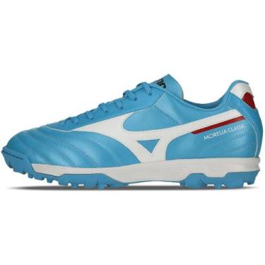 Imagem de Chuteira Society Mizuno Morelia Classic, Azul, 39