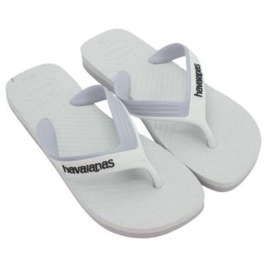 Imagem de Chinelo Masculino Havaianas Dual - Branco, Branco, 43