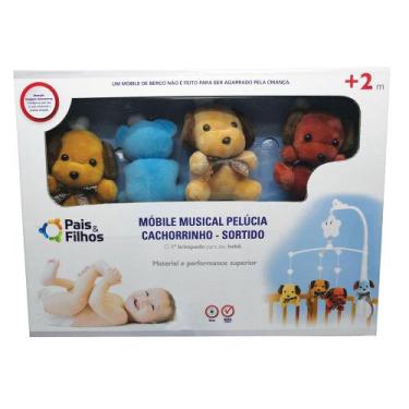 Imagem de Mobile musical pelucia cachorrinho - Pais E Filhos