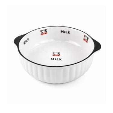 Imagem de Tigela Bowl Cerâmica 700ml 19x6cm Premium p/ Cereais Sopas - Genérico