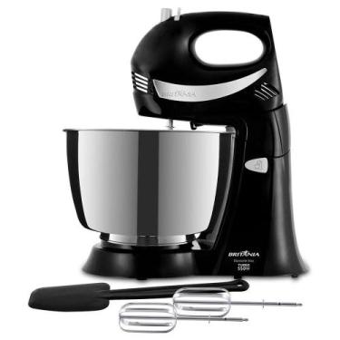 Imagem de Batedeira Britânia Diamante Inox PR Preto 4,3l 550W 2 Em 1 110V, 110V