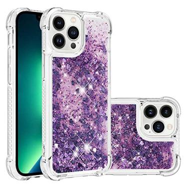 Imagem de Para iPhone 14 13 12 11 Pro Max Mini X XS XR 7 8 14 Plus cases Glitter Dazzle Love Quicksand Case, E, Para iPhone XS MAX