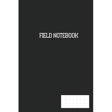 Imagem de Field Notebook: Pocket Travel Journal Small Size 4"x6" for Notebook Addicts | Dot Grid Light Gray | Black Cover